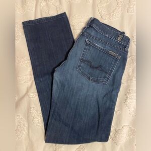 7FAMK Straight Leg Jeans